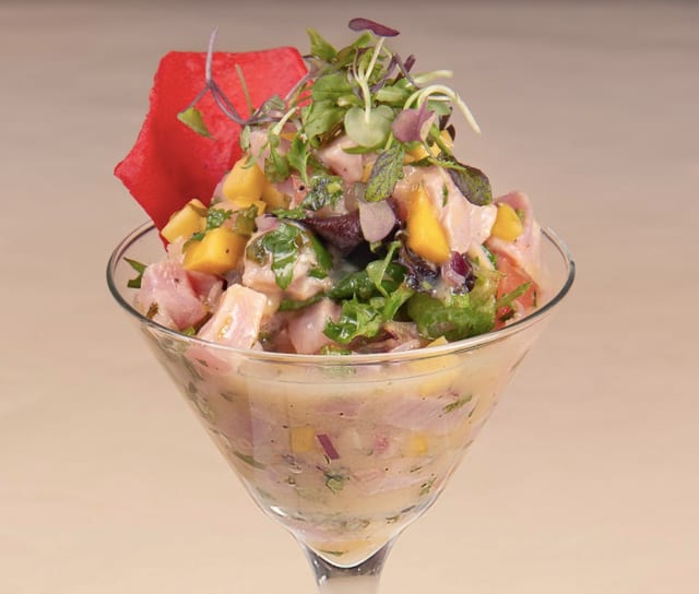 Tuna Mango Ceviche (GF).